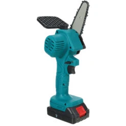 Mini Scie à Chaine Sans Fil électrique 2400W 18V 4''avec 2 Batteries 18V Bleu Agito 9 Mini Scie à Chaine Sans Fil électrique 2400W 18V 4''avec 2 Batteries 18V Bleu Agito -Makitch Magasin 100258497 3