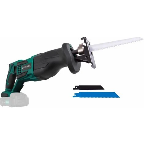 Scie Sabre Sans Fil VPower 20V. Sans Batterie, Ni Chargeur – Lames De Scie Et Un Sac De Rangement Pratique Inclus 3 Scie Sabre Sans Fil VPower 20V. Sans Batterie, Ni Chargeur – Lames De Scie Et Un Sac De Rangement Pratique Inclus