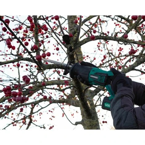 Scie Sabre Sans Fil VPower 20V. Sans Batterie, Ni Chargeur – Lames De Scie Et Un Sac De Rangement Pratique Inclus 4 Scie Sabre Sans Fil VPower 20V. Sans Batterie, Ni Chargeur – Lames De Scie Et Un Sac De Rangement Pratique Inclus – Image 2