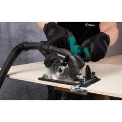 Scie Circulaire Sans Fil 150mm VPower 20V. 1 Batterie 2.0Ah, Chargeur Rapide, Lame De Scie, Guide Parallèle Inclus -Makitch Magasin 12259957 3