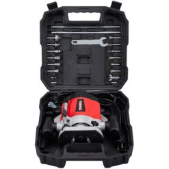 Défonceuse 1200 Watts TEENO, Mallette,12 Fraises,2 Brosse à Charbon 9 Défonceuse 1200 Watts TEENO, Mallette,12 Fraises,2 Brosse à Charbon -Makitch Magasin 14627774 3