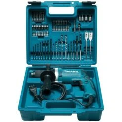 Perceuse à Percussion MAKITA - 710W + Kit Accessoires - HP1631KX3