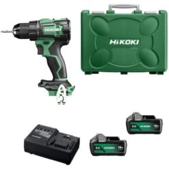 Perceuse Visseuse à Percussion 70Nm HIKOKI 18V 5.0Ah Induction - 2 Batteries + Chargeur En Coffret - DV18DBSLWJZ