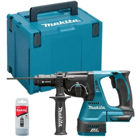 Perfo-burineur MAKITA DHR243ZJ En Coffret MakPac - 18V LXT - SDS-Plus 2J - Produit Seul 3 Perfo-burineur MAKITA DHR243ZJ En Coffret MakPac - 18V LXT - SDS-Plus 2J - Produit Seul
