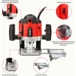 Ensemble Table Et Défonceuse 1200w -Makitch Magasin 2118461 3