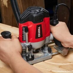 Défonceuse 1200 Watts TEENO, Mallette,12 Fraises,2 Brosse à Charbon -Makitch Magasin 23114282 4