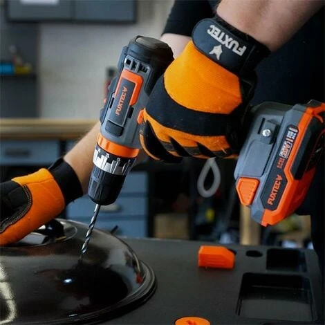 Perceuse Visseuse Sans Fil - FUXTEC FX-E1BS20 - 20V 21000 Frappes/min - Set Avec 2 Batteries 2Ah Et Chargeur 1A 6 Perceuse Visseuse Sans Fil - FUXTEC FX-E1BS20 - 20V 21000 Frappes/min - Set Avec 2 Batteries 2Ah Et Chargeur 1A – Image 4
