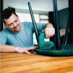 Agrafeuse électrique 4V - Sans Fil - Fonction Cloueuse - 900 Agrafes Et 300 Clous Inclus -Makitch Magasin 28049808 4