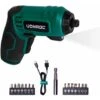 Tournevis à Batterie 4V - 14 Embouts De Vissage, Porte-embout Magnétique, Câble De Charge Et Sac De Rangement Inclus 2 Tournevis à Batterie 4V - 14 Embouts De Vissage, Porte-embout Magnétique, Câble De Charge Et Sac De Rangement Inclus -Makitch Magasin 29874129 1