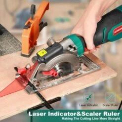 Scie Circulaire 750W, HYCHIKA Mini Scie Circulaire 3500RPM, Profondeur De Coupe Maximale 48mm (90°) Et 32mm (45°), Moteur En Fil De Cuivre Pur 11 Scie Circulaire 750W, HYCHIKA Mini Scie Circulaire 3500RPM, Profondeur De Coupe Maximale 48mm (90°) Et 32mm (45°), Moteur En Fil De Cuivre Pur -Makitch Magasin 31787752 5