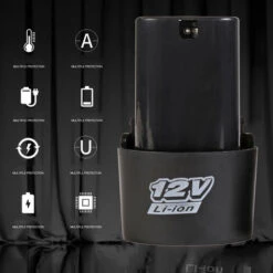 BLACKPINE - Perceuse Visseuse Tournevis Sans Fil 2 X 12V 1500mAh Batteries Lithium + 24 Accessoires + Caisse Portable -Makitch Magasin 32703002 3