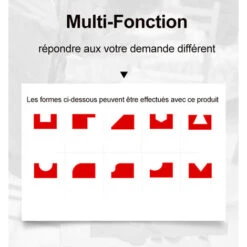 BLACKPINE - Affleureuse Défonceuse Électrique à Bois 220V 800W Trimmer Router, 30000r/min, Φ 6.35mm -Makitch Magasin 32703008 3