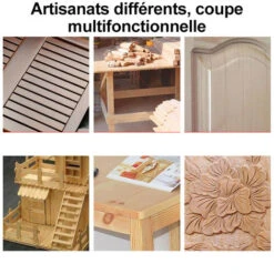 BLACKPINE - Affleureuse Défonceuse Électrique à Bois 220V 800W Trimmer Router, 30000r/min, Φ 6.35mm -Makitch Magasin 32703008 4