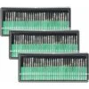 90 PCS Fraises Diamantées 3mm Tige 120 Grains Meule Foret Meche Diamant De Gravure Sculpture Forme Percer Outil à Limer Polir Ébavurer Pour Verre Pierre Bois Céramique Fraiseuse Meuleuse -Makitch Magasin 32753076 1