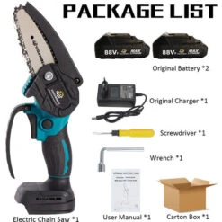 Tronconneuse élagueuse VIOLEWORKS 4'' 2 Batterie 18V 6000 MAh 10 Tronconneuse élagueuse VIOLEWORKS 4'' 2 Batterie 18V 6000 MAh -Makitch Magasin 32833738 4