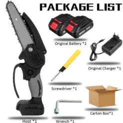 2000W 88VF 120mm Scie à Chaine électrique Gris (2 Batterie) 11 2000W 88VF 120mm Scie à Chaine électrique Gris (2 Batterie) -Makitch Magasin 34179009 5