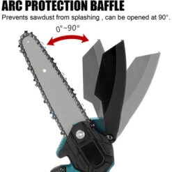 2000W 88VF 120mm Scie à Chaine électrique Bleu Pour Makita 18V(Machine Seule) -Makitch Magasin 34179020 3