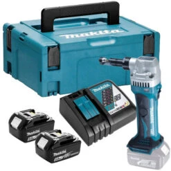 Grignoteuse 18 V Li-Ion 5 Ah MAKITA - 2 Batteries, Chargeur, Coffret - DJN161RTJ