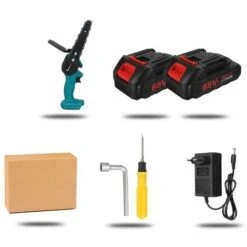 Tronconneuse à Batterie Scie à Chaine Scie à Buche élagueuse MUSTOOL 6'' 2 Batterie 18V 9 Tronconneuse à Batterie Scie à Chaine Scie à Buche élagueuse MUSTOOL 6'' 2 Batterie 18V -Makitch Magasin 36572149 3