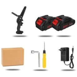 Mustool Scie à Chaine électrique 6 Pouces 88Vf 1200W 10000 Tr/min Avec 2 Batteries 10 Mustool Scie à Chaine électrique 6 Pouces 88Vf 1200W 10000 Tr/min Avec 2 Batteries -Makitch Magasin 36807717 4