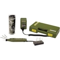 Appareil De Gravure + Accessoires, + Mallette 11 Pièces Proxxon Micromot GG12 28 635 18 W