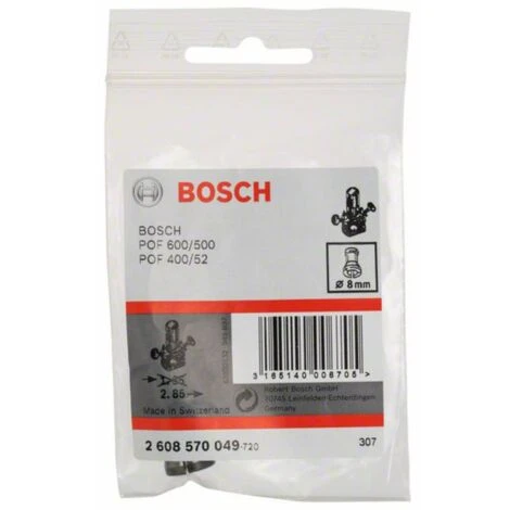 Pince De Serrage Sans écrou De Serrage 8 Mm, Adapté à GGS 27, GGS 27 C Bosch Accessories 2608570049 Diamètre 8 Mm N/A 4 Pince De Serrage Sans écrou De Serrage 8 Mm, Adapté à GGS 27, GGS 27 C Bosch Accessories 2608570049 Diamètre 8 Mm N/A – Image 2