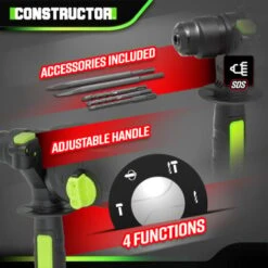 Marteau Perforateur 1050W BMC - Constructor 8 Marteau Perforateur 1050W BMC - Constructor -Makitch Magasin 4491077 3