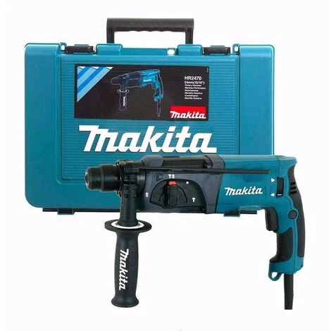 Perforateur Burineur SDS-Plus 780W 2,4 J En Coffret Synthétique - MAKITA HR2470 3 Perforateur Burineur SDS-Plus 780W 2,4 J En Coffret Synthétique - MAKITA HR2470