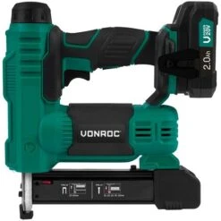 Agrafeuse-cloueuse Sans Fil 20V VPower – 1000 Agrafes & 1000 Clous – Batterie 2.0Ah Et Chargeur Inclus -Makitch Magasin 50670654 3