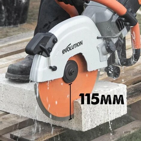 EVOLUTION R300DCT+ : Découpeuse électrique 300mm + Lame Diamant Premium 4 EVOLUTION R300DCT+ : Découpeuse électrique 300mm + Lame Diamant Premium – Image 2