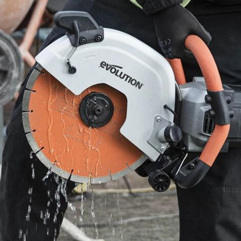 EVOLUTION R300DCT+ : Découpeuse électrique 300mm + Lame Diamant Premium 5 EVOLUTION R300DCT+ : Découpeuse électrique 300mm + Lame Diamant Premium – Image 3