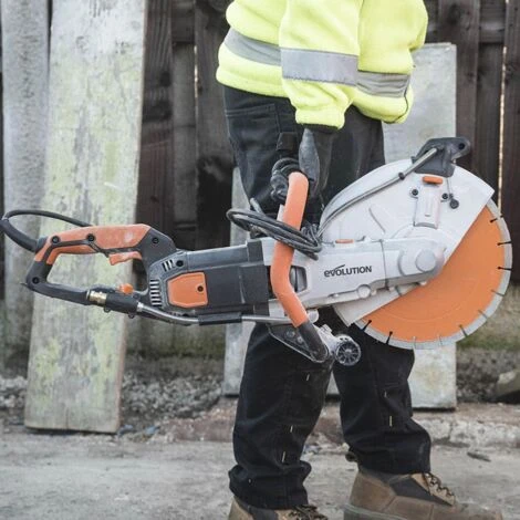 EVOLUTION R300DCT+ : Découpeuse électrique 300mm + Lame Diamant Premium 6 EVOLUTION R300DCT+ : Découpeuse électrique 300mm + Lame Diamant Premium – Image 4