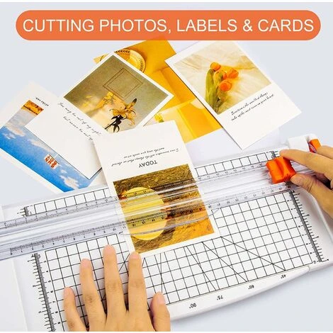 Massicot A4 12 Pouces Papier Rogneuse, Coupe Papier En Titane Avec Sécurité Automatique Pour Découper Des Photos Ou Des étiquettes/manuel De Bureau/maison,T-Audace 5 Massicot A4 12 Pouces Papier Rogneuse, Coupe Papier En Titane Avec Sécurité Automatique Pour Découper Des Photos Ou Des étiquettes/manuel De Bureau/maison,T-Audace – Image 3