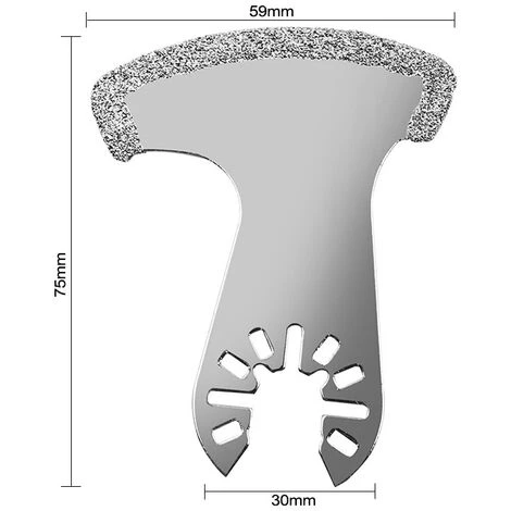 Lames De Scie En Diamant Oscillantes, Outil Multifonction, Pour Eliminer Le Coulis Et Couper Les Carreaux Souples 3 Pieces 4 Lames De Scie En Diamant Oscillantes, Outil Multifonction, Pour Eliminer Le Coulis Et Couper Les Carreaux Souples 3 Pieces – Image 2