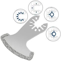 Lames De Scie En Diamant Oscillantes, Outil Multifonction, Pour Eliminer Le Coulis Et Couper Les Carreaux Souples 3 Pieces 9 Lames De Scie En Diamant Oscillantes, Outil Multifonction, Pour Eliminer Le Coulis Et Couper Les Carreaux Souples 3 Pieces -Makitch Magasin 59662115 3