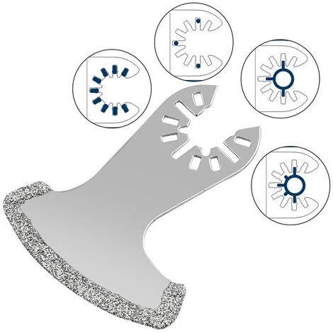 Lames De Scie En Diamant Oscillantes, Outil Multifonction, Pour Eliminer Le Coulis Et Couper Les Carreaux Souples 3 Pieces 5 Lames De Scie En Diamant Oscillantes, Outil Multifonction, Pour Eliminer Le Coulis Et Couper Les Carreaux Souples 3 Pieces – Image 3