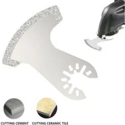 Lames De Scie En Diamant Oscillantes, Outil Multifonction, Pour Eliminer Le Coulis Et Couper Les Carreaux Souples 3 Pieces 10 Lames De Scie En Diamant Oscillantes, Outil Multifonction, Pour Eliminer Le Coulis Et Couper Les Carreaux Souples 3 Pieces -Makitch Magasin 59662115 4