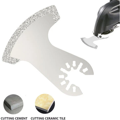 Lames De Scie En Diamant Oscillantes, Outil Multifonction, Pour Eliminer Le Coulis Et Couper Les Carreaux Souples 3 Pieces 6 Lames De Scie En Diamant Oscillantes, Outil Multifonction, Pour Eliminer Le Coulis Et Couper Les Carreaux Souples 3 Pieces – Image 4