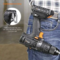 Perceuse électrique Sans Fil TACKLIFE 20 V Max, 310 Lb-pi, Mandrin En Métal 1/2", Tournevis électrique à 2 Vitesses Avec DEL, Batterie Rechargeable 2,0 Ah PCD04C -Makitch Magasin 60670661 5