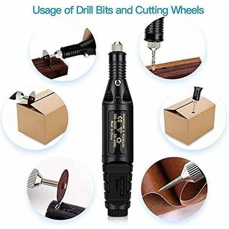 Outil De Gravure 108PCS, Stylo De Gravure électrique Avec Marqueur Dispositif De Gravure Bricolage Pour Bijoux Verre Bois Métal Plastique 6 Outil De Gravure 108PCS, Stylo De Gravure électrique Avec Marqueur Dispositif De Gravure Bricolage Pour Bijoux Verre Bois Métal Plastique – Image 4