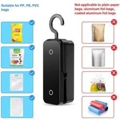 Mini Thermoscelleuse Portable 2 En 1 Thermoscelleuse Sous Vide Decoupeur Pour Le Stockage Des Sacs En Plastique -Makitch Magasin 66333164 4
