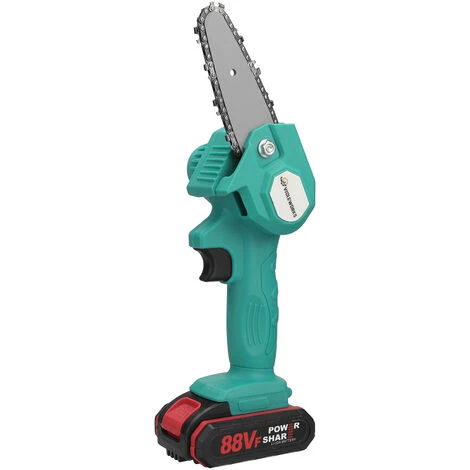 Fantablau Trononneuse VIOLEWORKS 4''18V Sécateur Sans Fil Batterie Trononneuse Scie à Bche électrique 2 Batteries Bleu 4 Fantablau Trononneuse VIOLEWORKS 4''18V Sécateur Sans Fil Batterie Trononneuse Scie à Bche électrique 2 Batteries Bleu – Image 2