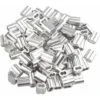 Manchon Aluminium Câble,100 PCS Manchons à Sertir En Aluminium Boucle Sertissage Câble Clip Ferrules En Doubles Clips De Boucle De Sertissage Avec Embouts Pour Câbles En Acier Câble Métallique 1,5 Mm, 1 Manchon Aluminium Câble,100 PCS Manchons à Sertir En Aluminium Boucle Sertissage Câble Clip Ferrules En Doubles Clips De Boucle De Sertissage Avec Embouts Pour Câbles En Acier Câble Métallique 1,5 Mm, -Makitch Magasin 69473571 1