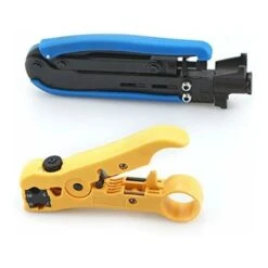 Ensemble De Pince à Sertir Pour Câble Coaxial Avec Connecteur F RG6 RG59 RG11 Et 20 Connecteurs De Compression F -Makitch Magasin 70393670 3