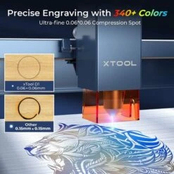 Graveur - 60W Machine De Découpe Laser CNC Bricolage, Puissance De Sortie 10W - XTool - D1 Pro 5W -Makitch Magasin 71232027 3