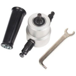 LTS FAFA Grignoter Métal Coupe Double Tête Feuille Grignoteuse Scie Cutter Outil Perceuse Accessoire Outil De Coupe Gratuit Grignoteuse Feuille Voiture Réparation Métal Coupe