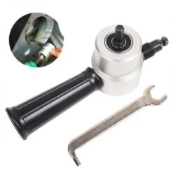 LTS FAFA Grignoter Métal Coupe Double Tête Feuille Grignoteuse Scie Cutter Outil Perceuse Accessoire Outil De Coupe Gratuit Grignoteuse Feuille Voiture Réparation Métal Coupe -Makitch Magasin 72656121 3