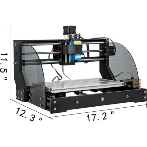 VEVOR Machine De Gravure CNC 3018 Pro 3 Axes 10000 RPM Graveur Laser GRBL Controle Pour Graver Plastiques Bois Acryliques PVC With 500mw Laser 4 VEVOR Machine De Gravure CNC 3018 Pro 3 Axes 10000 RPM Graveur Laser GRBL Controle Pour Graver Plastiques Bois Acryliques PVC With 500mw Laser – Image 2