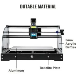 VEVOR Machine De Gravure CNC 3018 Pro 3 Axes 10000 RPM Graveur Laser GRBL Controle Pour Graver Plastiques Bois Acryliques PVC With 500mw Laser 9 VEVOR Machine De Gravure CNC 3018 Pro 3 Axes 10000 RPM Graveur Laser GRBL Controle Pour Graver Plastiques Bois Acryliques PVC With 500mw Laser -Makitch Magasin 73769023 3