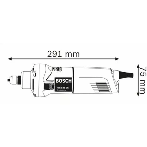 Meuleuse Droite 650 W - BOSCH - GGS 28 CE Professional 4 Meuleuse Droite 650 W - BOSCH - GGS 28 CE Professional – Image 2